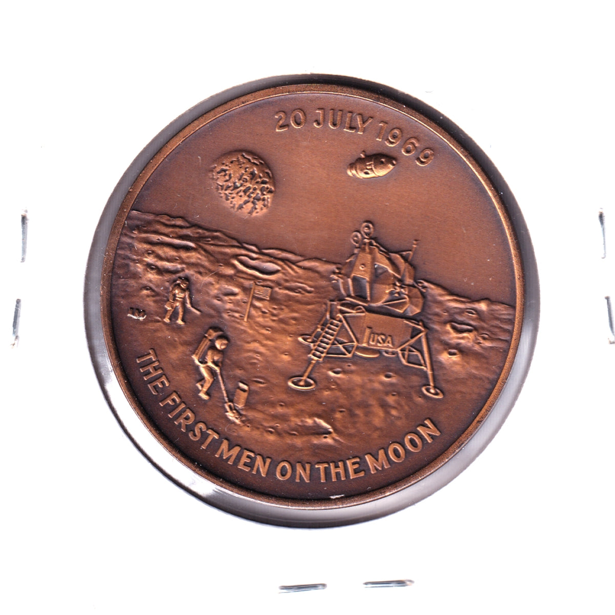 1969 Apollo 11 The First Men on the Moon Medallion