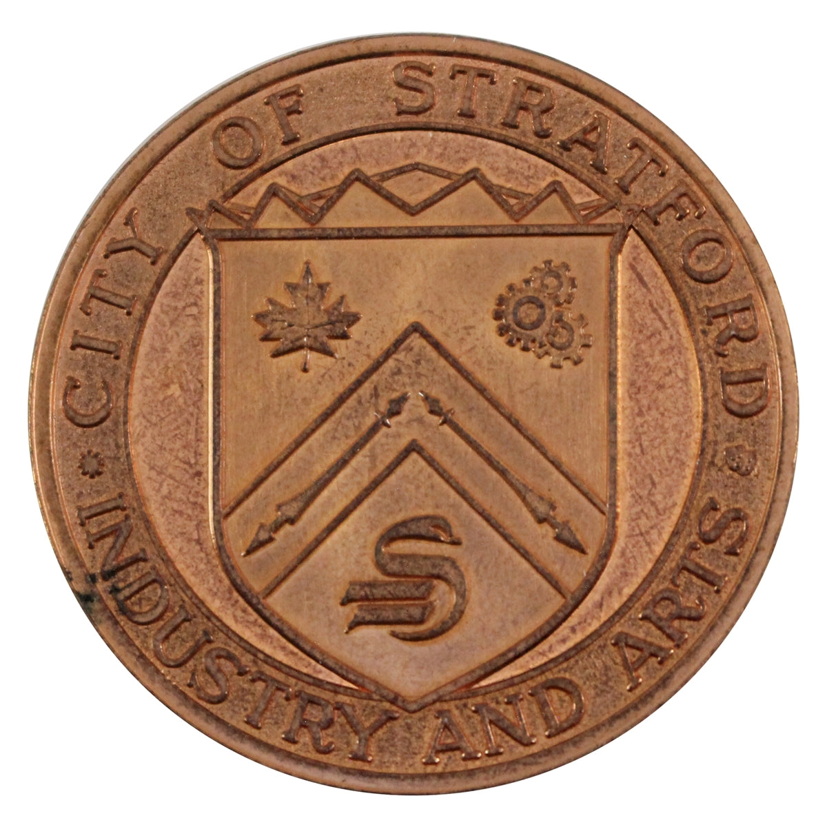 Stratford, Ontario, Festival Theatre Copper Medallion (May Have Corrosion)
