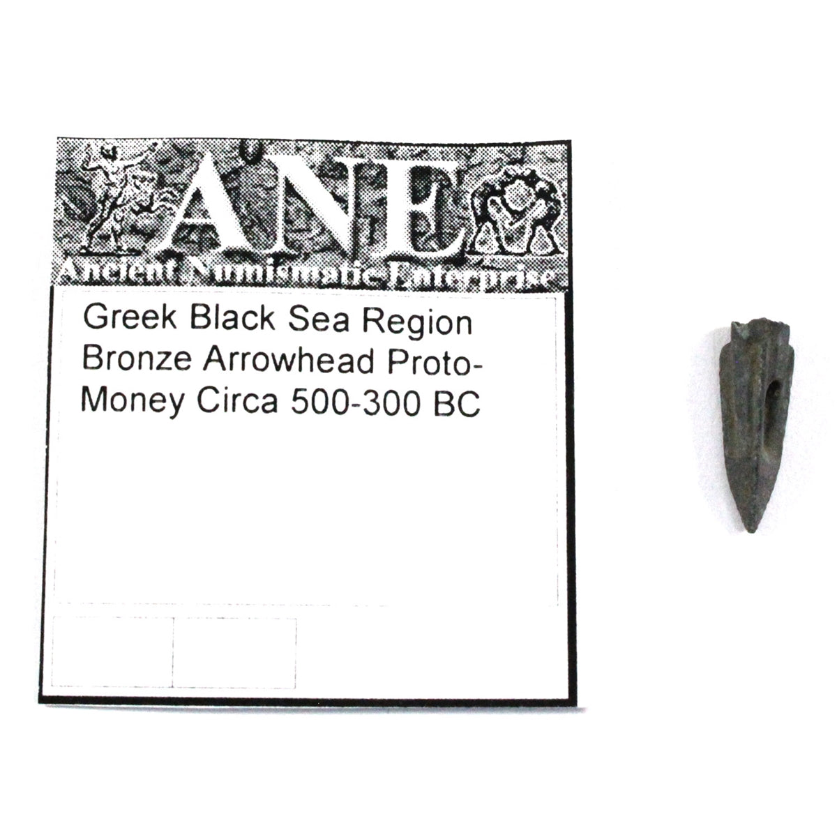 Ancient Greek Black Sea Region 500-300 BCE Bronze Arrowhead Proto-Money