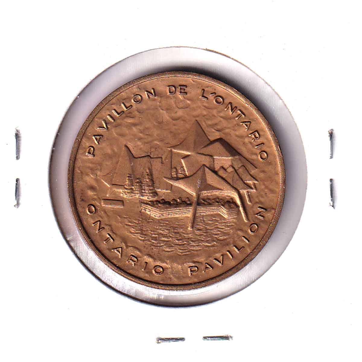 Expo '67 Montreal - Ontario Pavilion Medallion