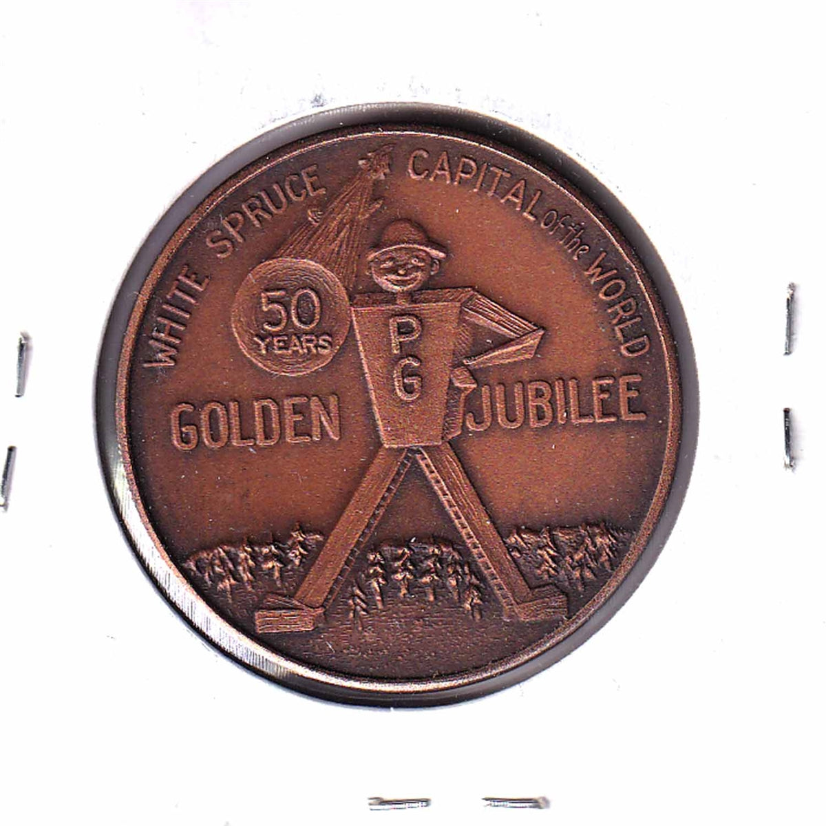 1915-1965 Prince George BC Golden Jubilee Medallion