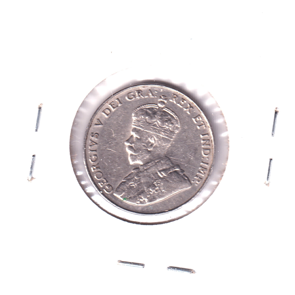 1936 Canada 5-cents VF-EF (VF30) Scratched, spots, or impaired