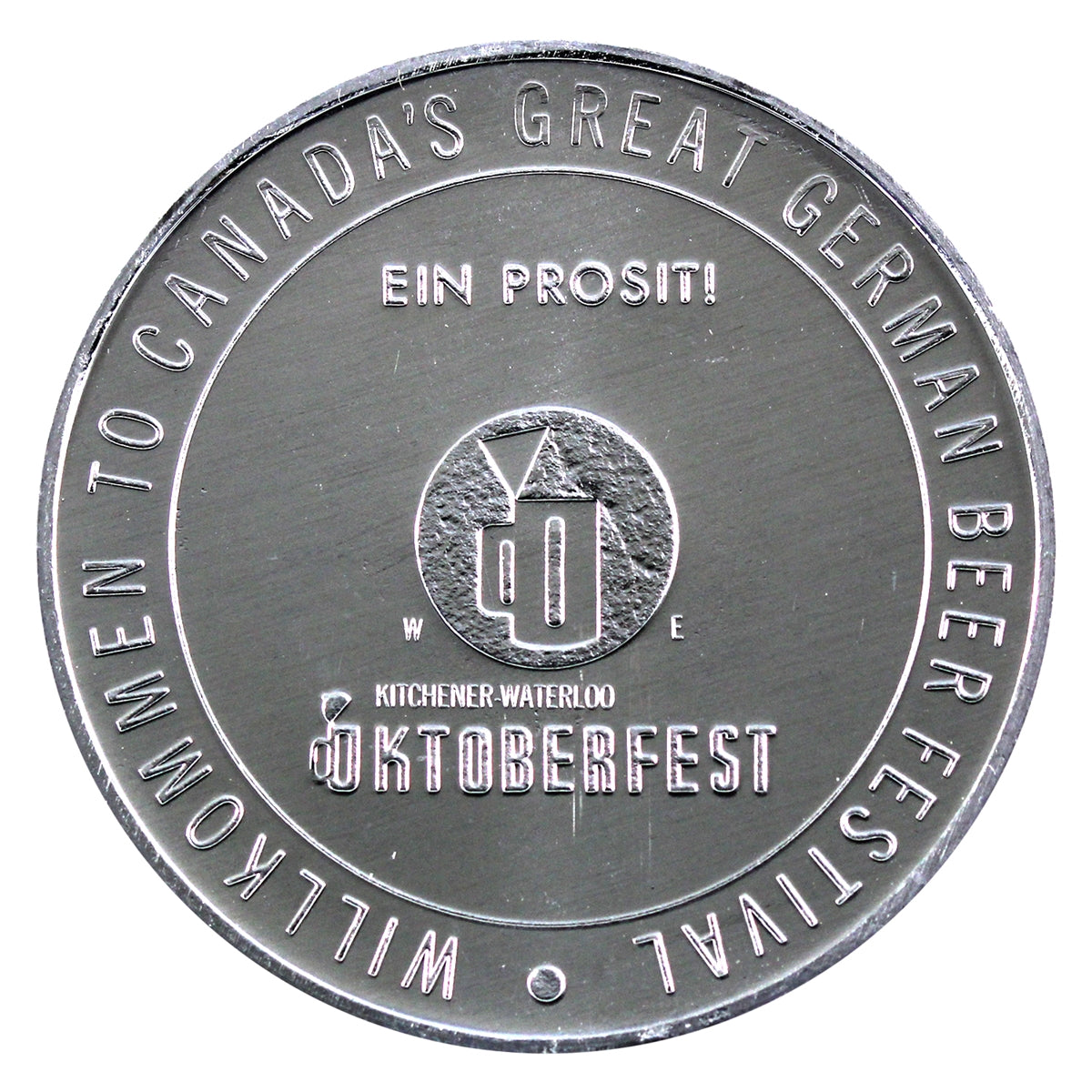 1971 K-W Oktoberfest Medallion: Wilkommen to Canada's Great German Beer Festival