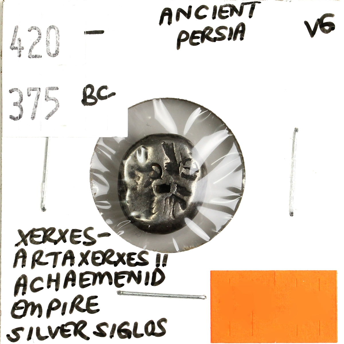 Ancient Persia 420-375 BC Xerxes-Artaxerxes II Achaemenid Empire Silver Siglos VG-8