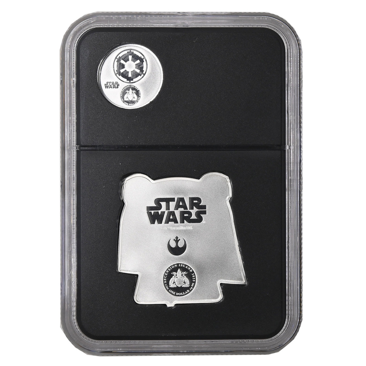2025 $1 Wicket the Ewok/Death Star Silver NGC PF 70/69 (No Tax) Scr Holder