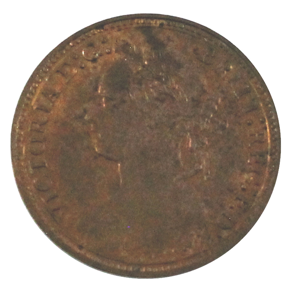 Great Britain 1879 Normal 9 Victoria 1-Farthing UNC (MS60)
