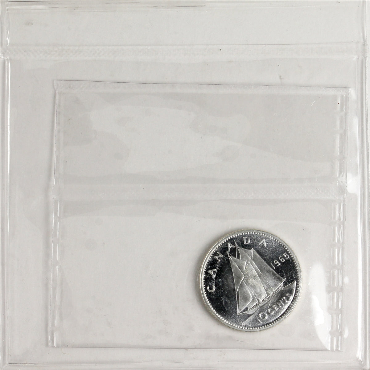 1965 Canada 10-cents ICCS Certified PL-66 Ultra Heavy Cameo