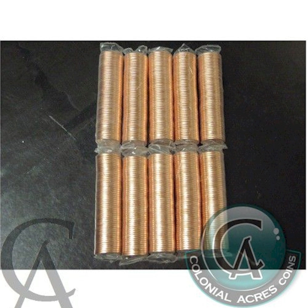 10 x 2012 Non Magnetic Canada 1-cent Original Rolls of 50pcs
