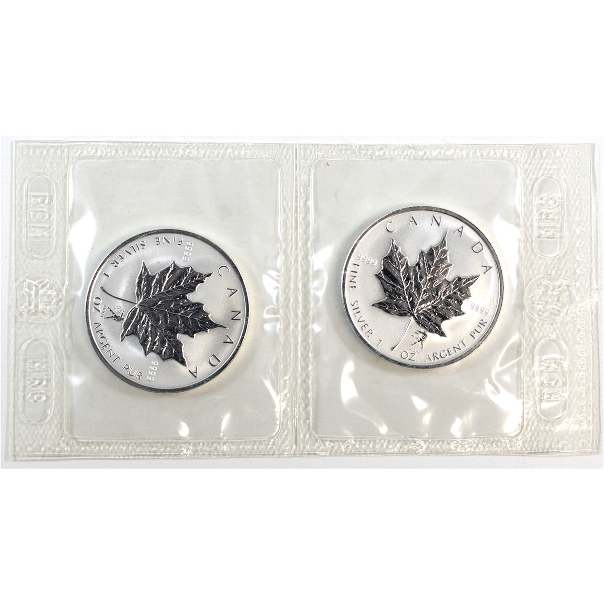 Pair of 2004 Canada $5 1oz .9999 Silver Libra Privy, 2Pcs (No Tax) Sealed