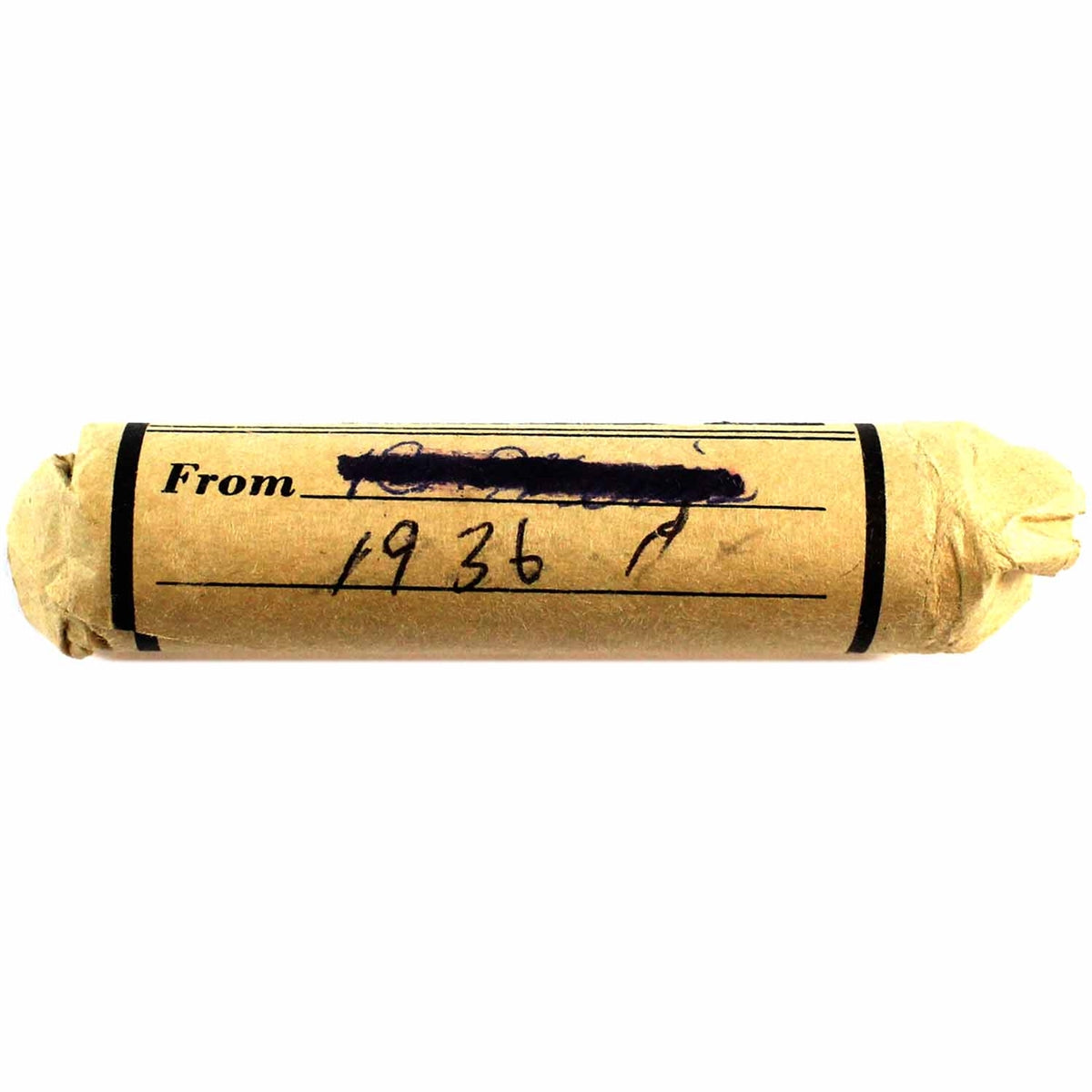 1936 Canada George V 1-Cent Roll of 50Pcs, Average Condition