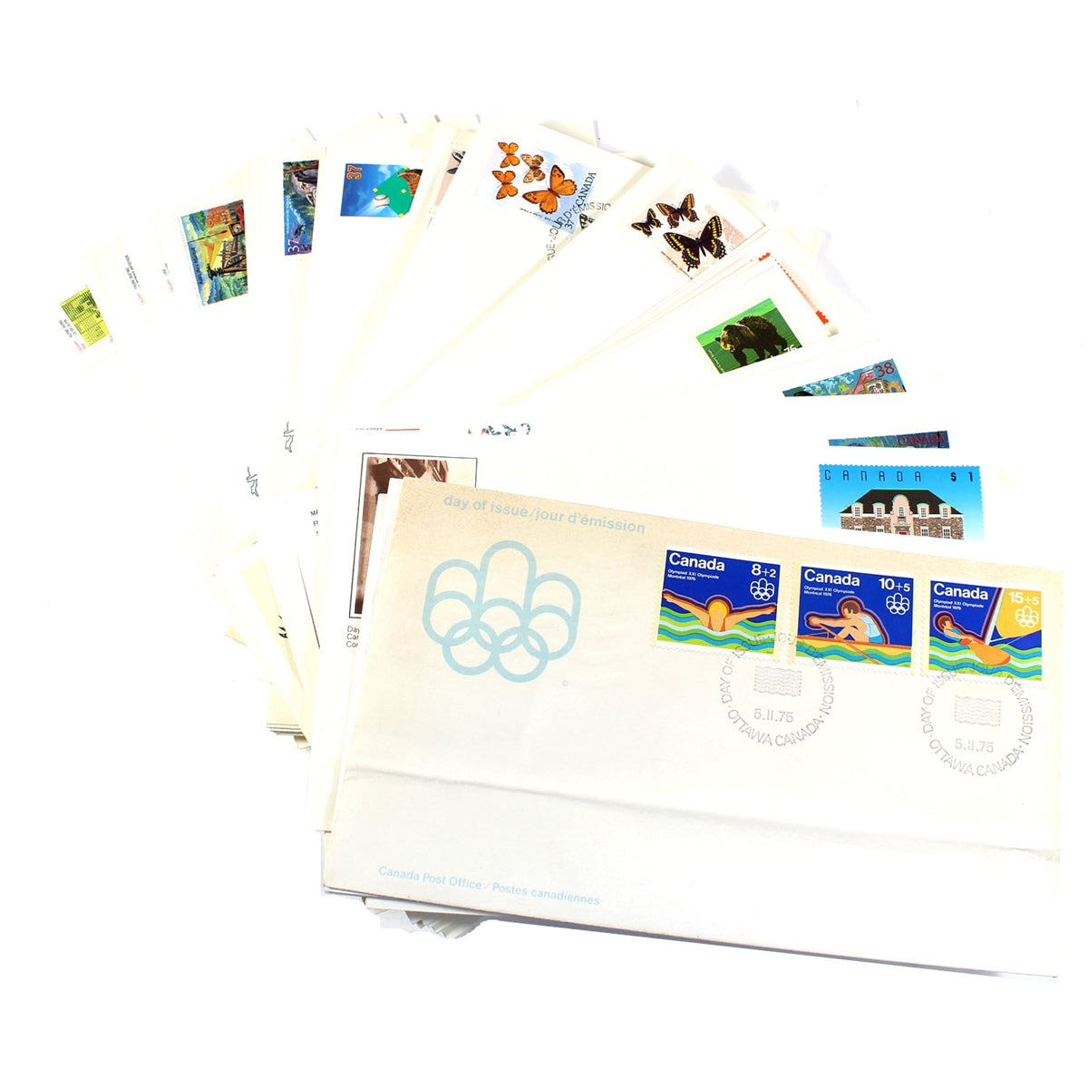 Group Lot of Assorted Canada First Day Covers and Special Issues etc. 75Pcs