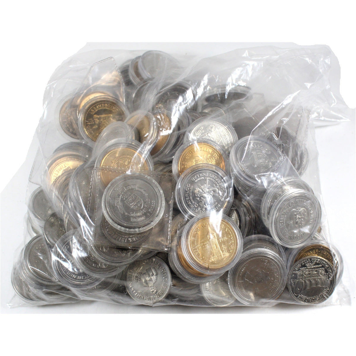 Lot of Approx. 190x Mixed Kitchener-Waterloo Oktoberfest Trade Dollars, Approx. 190Pcs