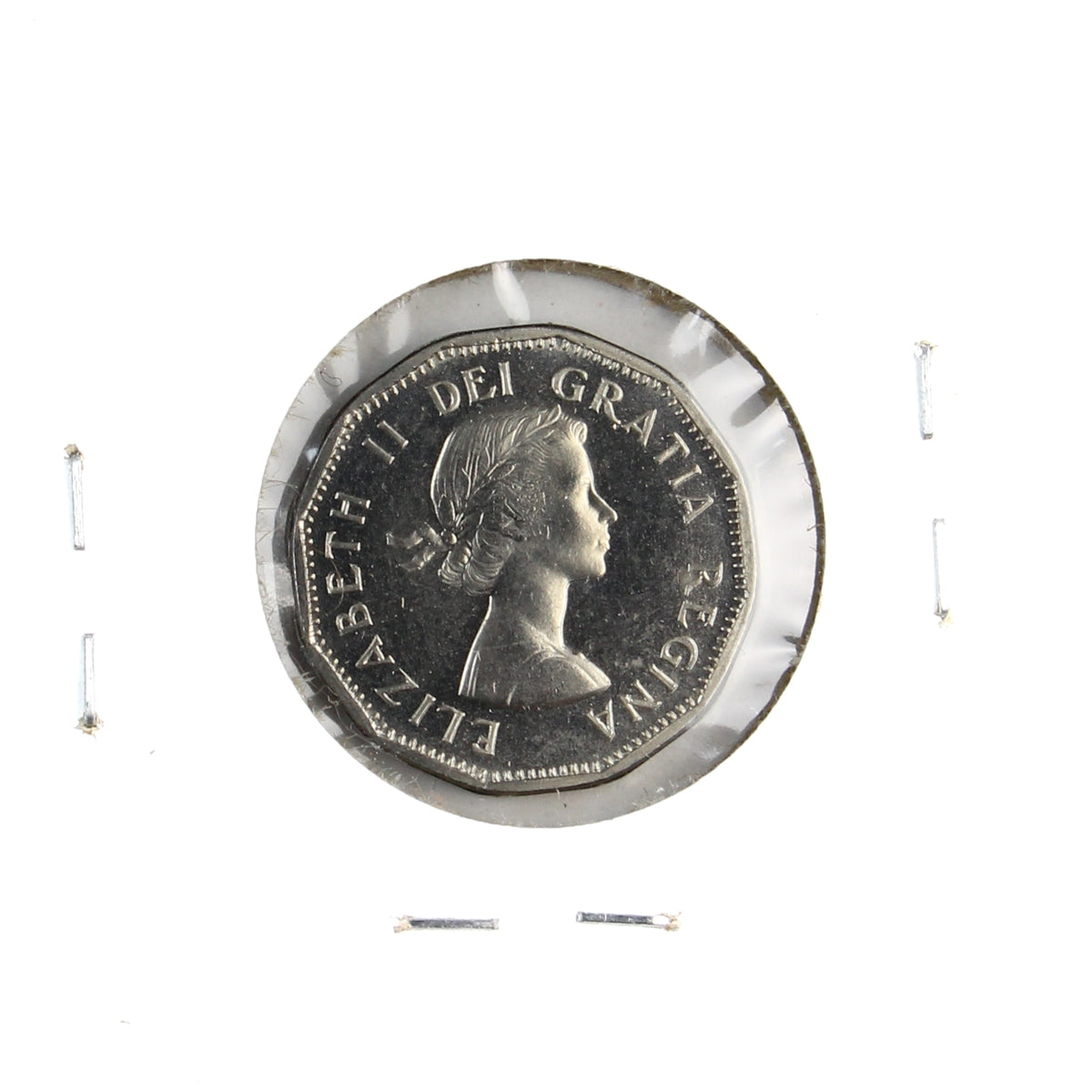1959 Canada 5-cents Proof Like (Toned, spots, or impaired)