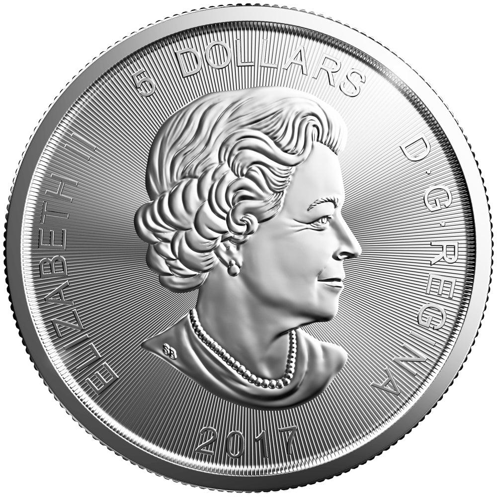2017 Canada $5 Predator: Lynx 1oz Silver (No Tax) Lightly Toned/Hairline Scr