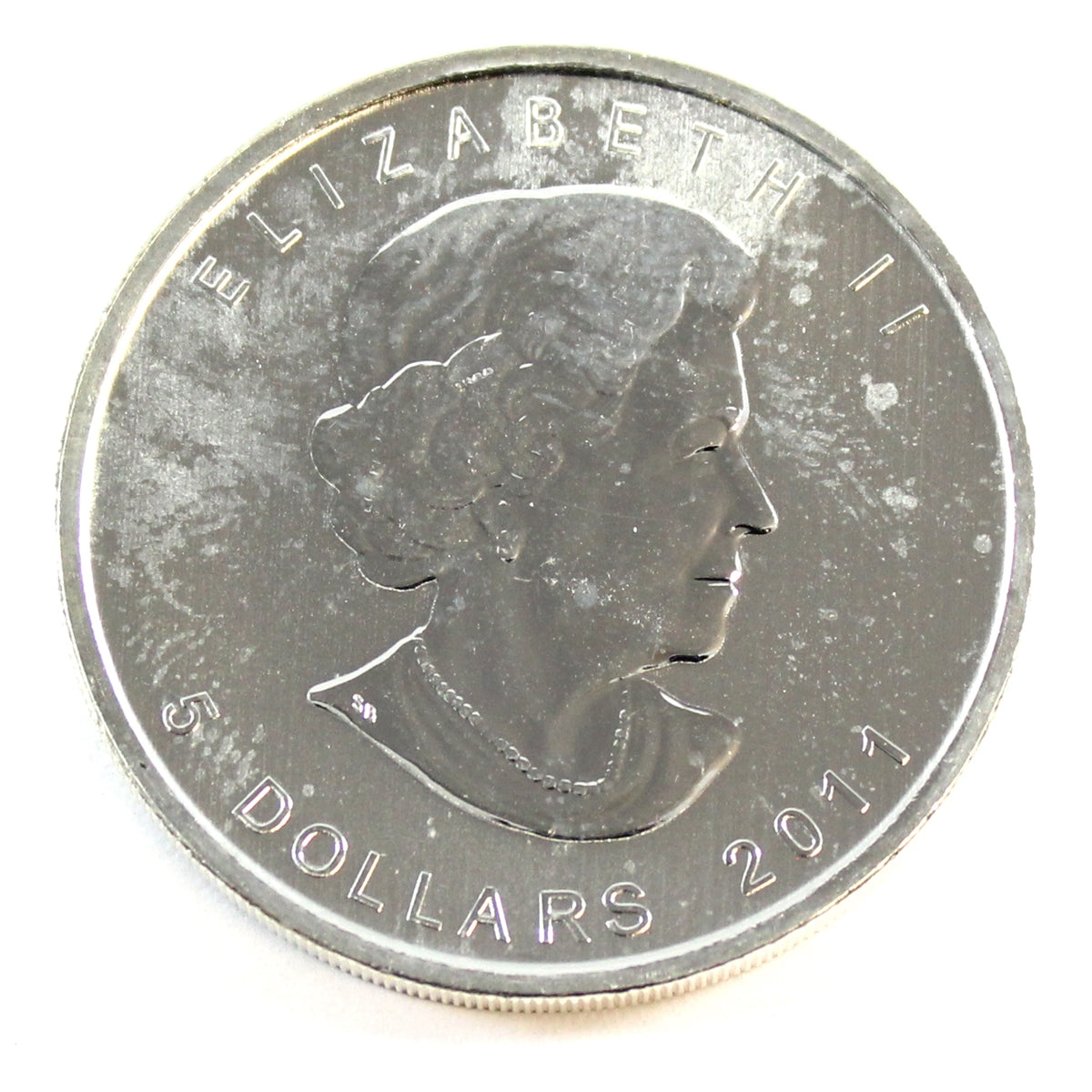 2011 Canada Wolf 1oz. .9999 Fine Silver (No Tax) Toned