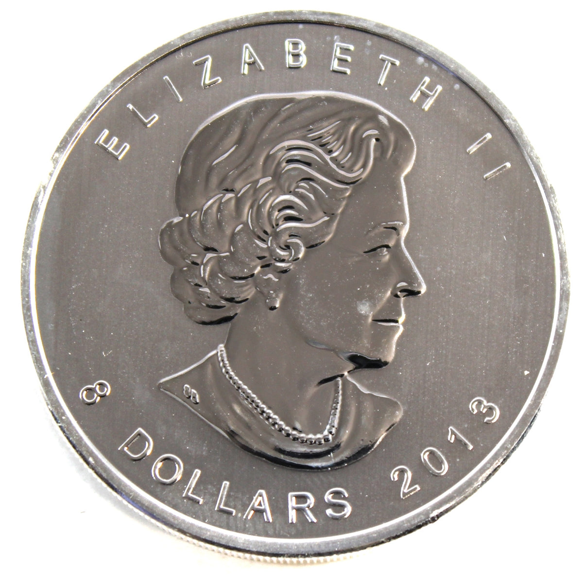 2013 Canada $8 Polar Bear 1.5oz .9999 Fine Silver (No Tax) Tone Spots