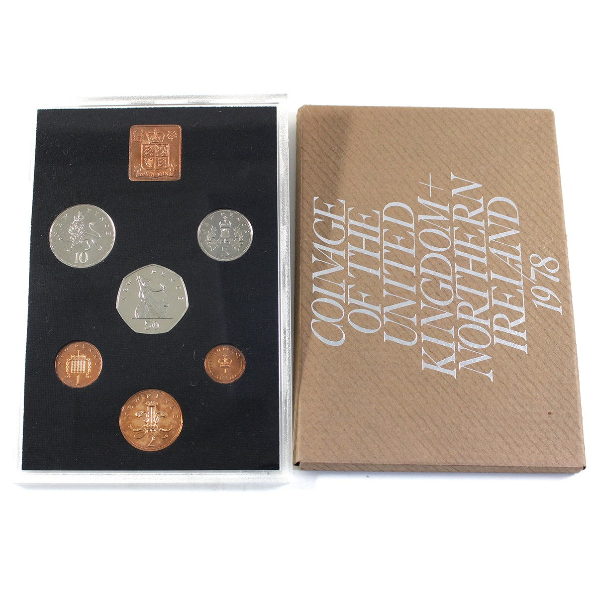 1978 Great Britain & Northern Ireland 6-coin Mint Set with Medallion (Impaired)