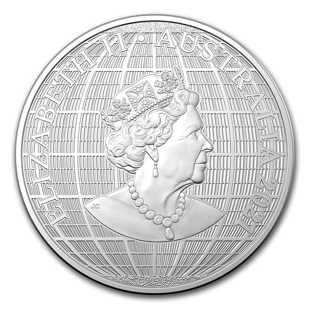 2021 Australia $1 Beneath the Southern Sky 1oz. .999 Silver (No Tax) Lightly Toned