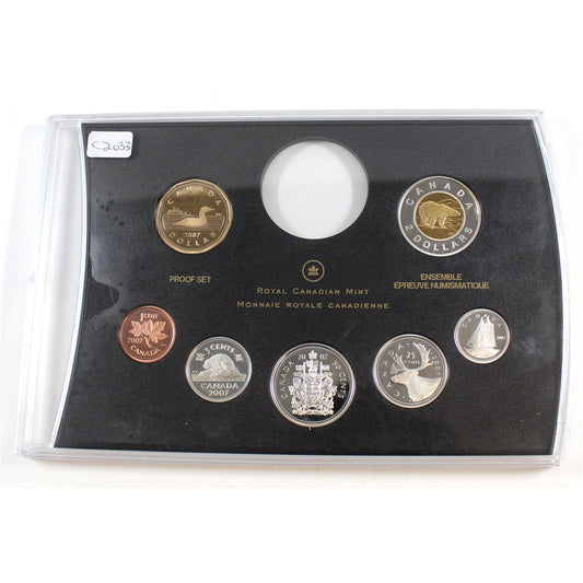 2007 Canada Silver Proof 7-Coin Set - from Double Dollar Set