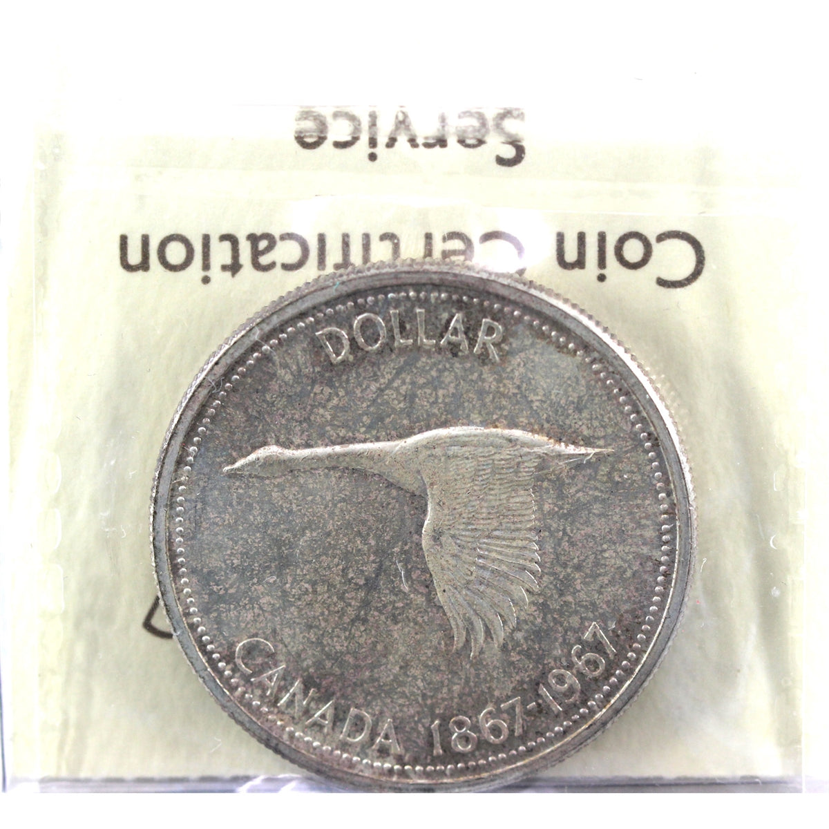 1967 Canada Dollar ICCS Certified MS65 (Toned)