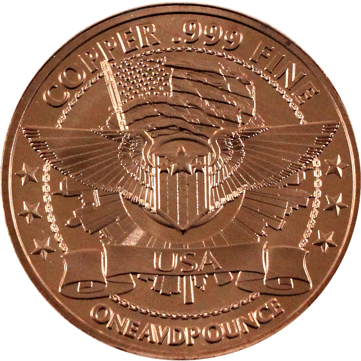 Covid-19 Molecule 1oz. .999 Fine Copper