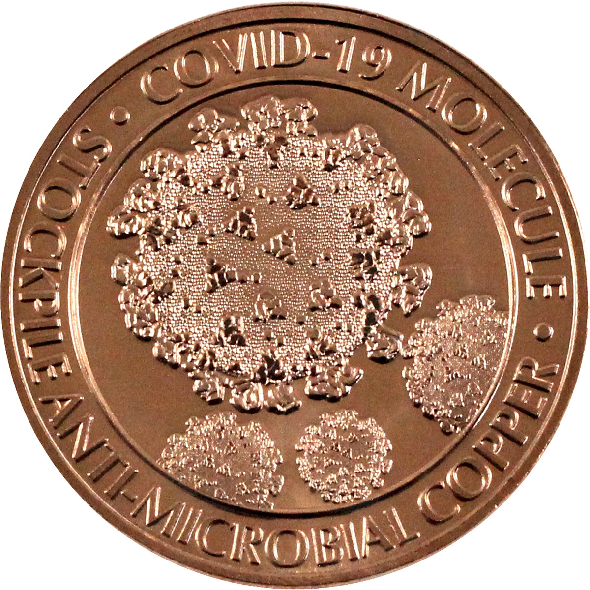 Covid-19 Molecule 1oz. .999 Fine Copper