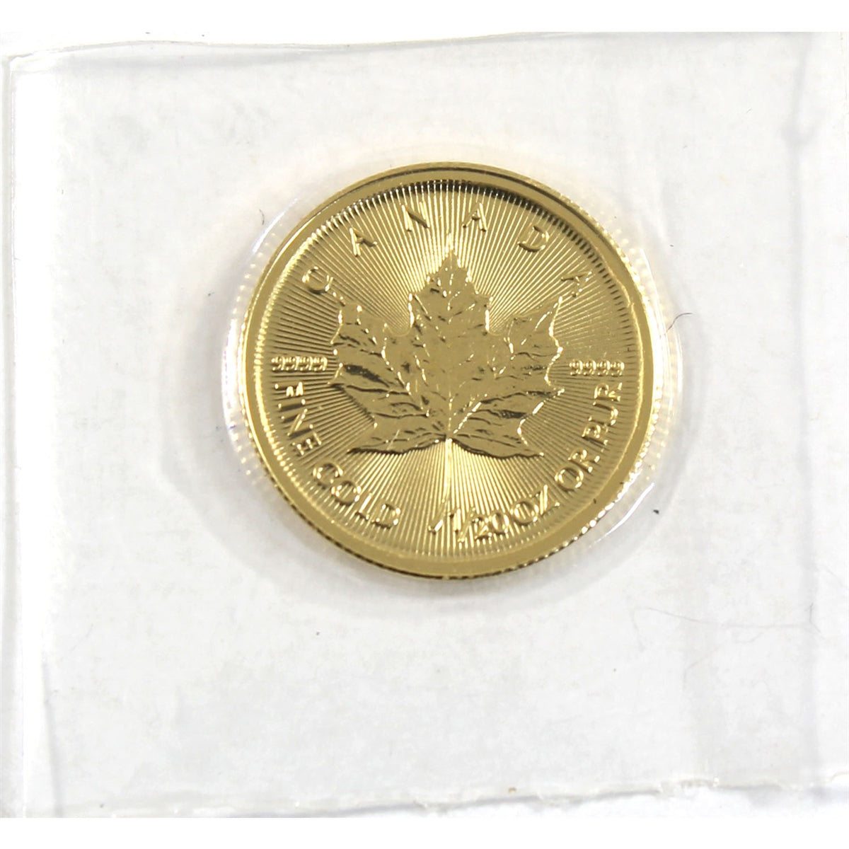 taka　1001 2018 Canada $1 1/20oz .9999 Gold Maple Leaf (No Tax) Sealed