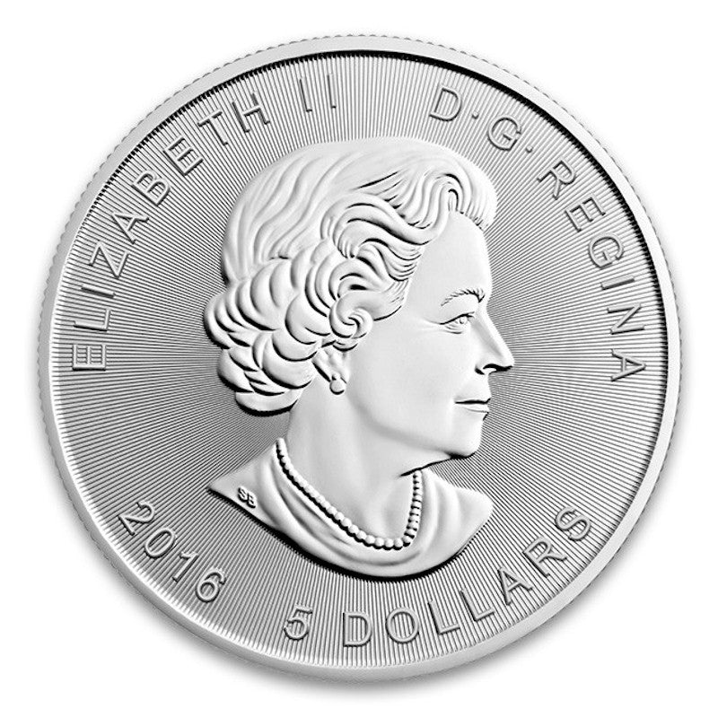 2016 Canada $5 Superman Shield 1oz .9999 Fine Silver (Tax Exempt)