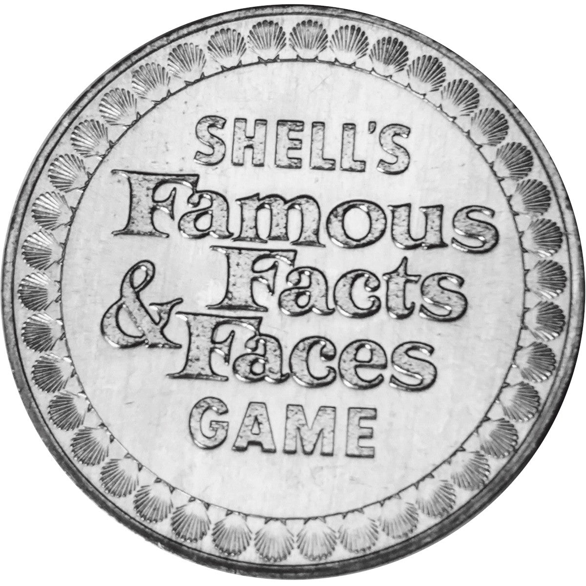 Shell Gas - Famous Facts and Faces - George Washington Aluminum Token