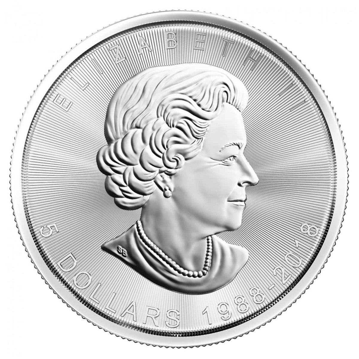 2018 Canada $5 30th Anniversary 1oz .999 Silver Maple Leaf (No Tax)