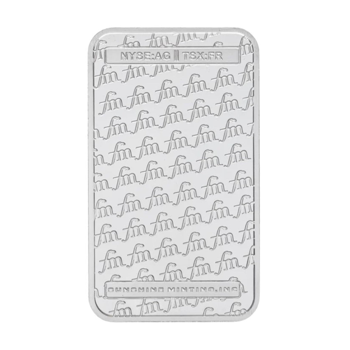 First Majestic Silver Corp 5oz .999 Silver Bar (No Tax) Flaws