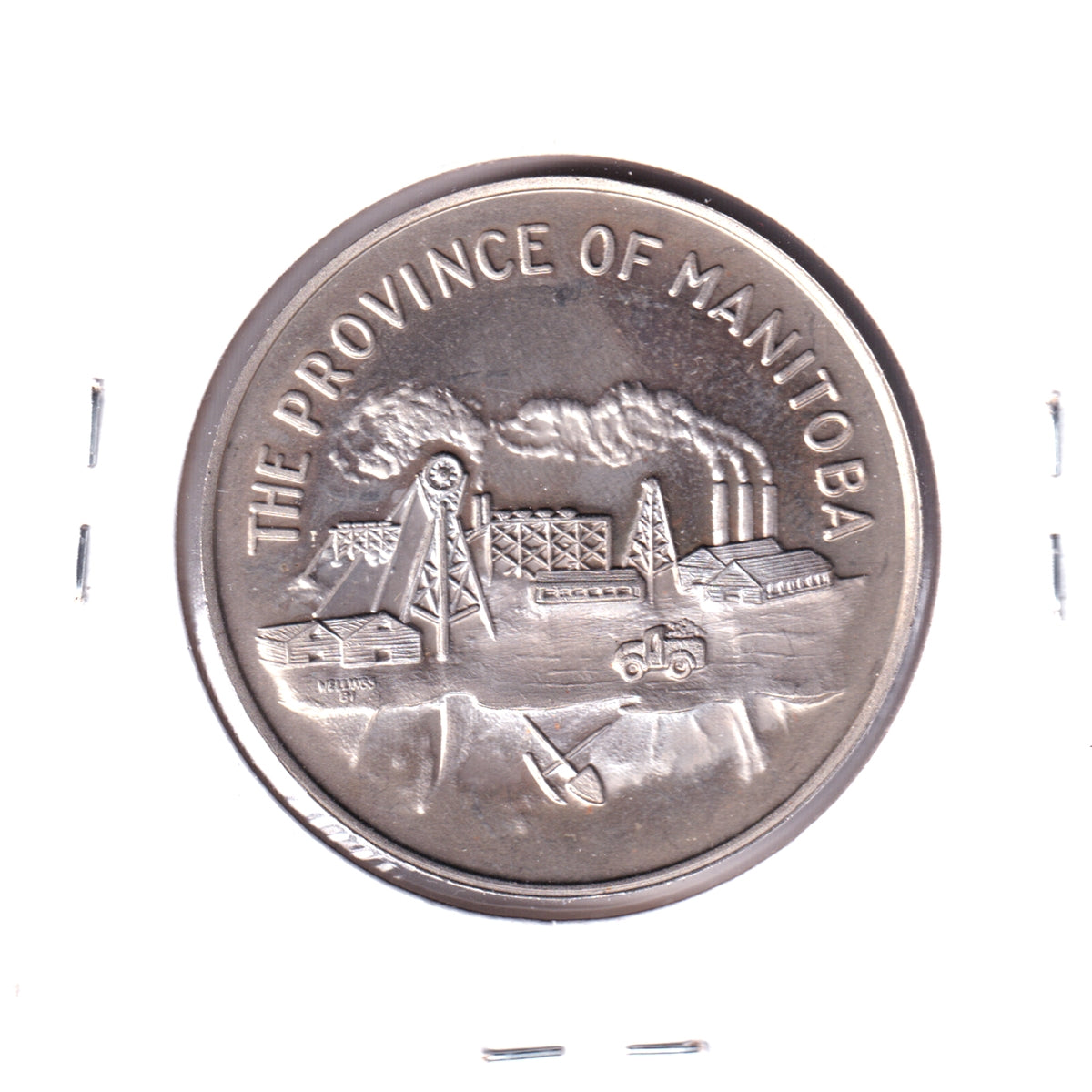 Manitoba Joined the Dominion of Canada in the Year 1870 Large Medallion (Undated)