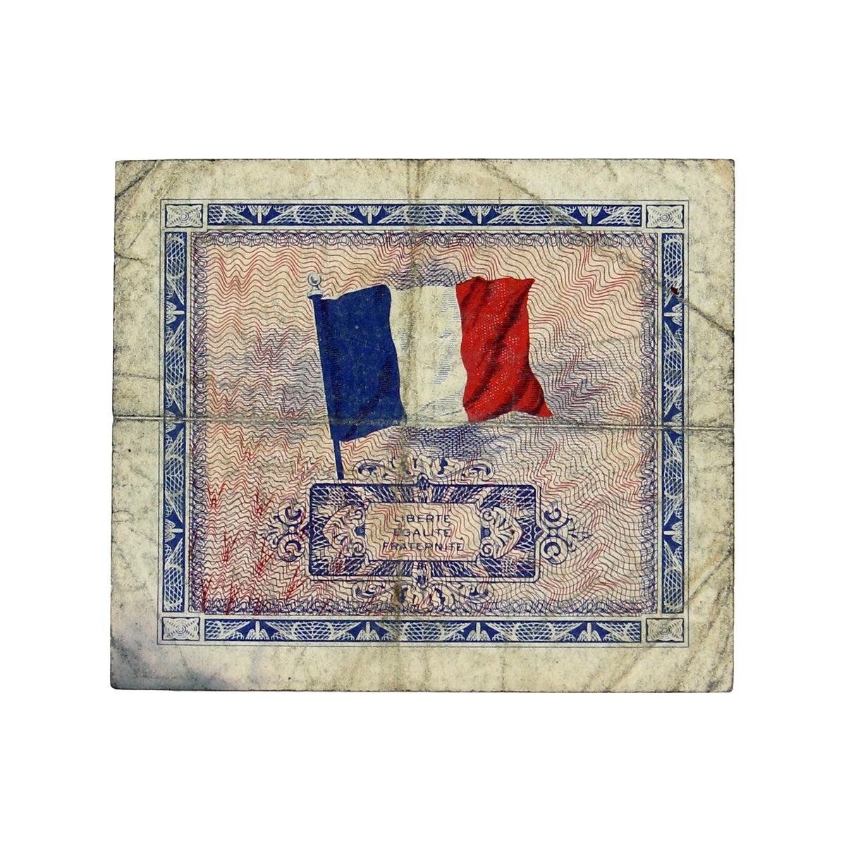 France Note 1944 5 Francs Pick #115a, VF (May have soiling or be damaged)