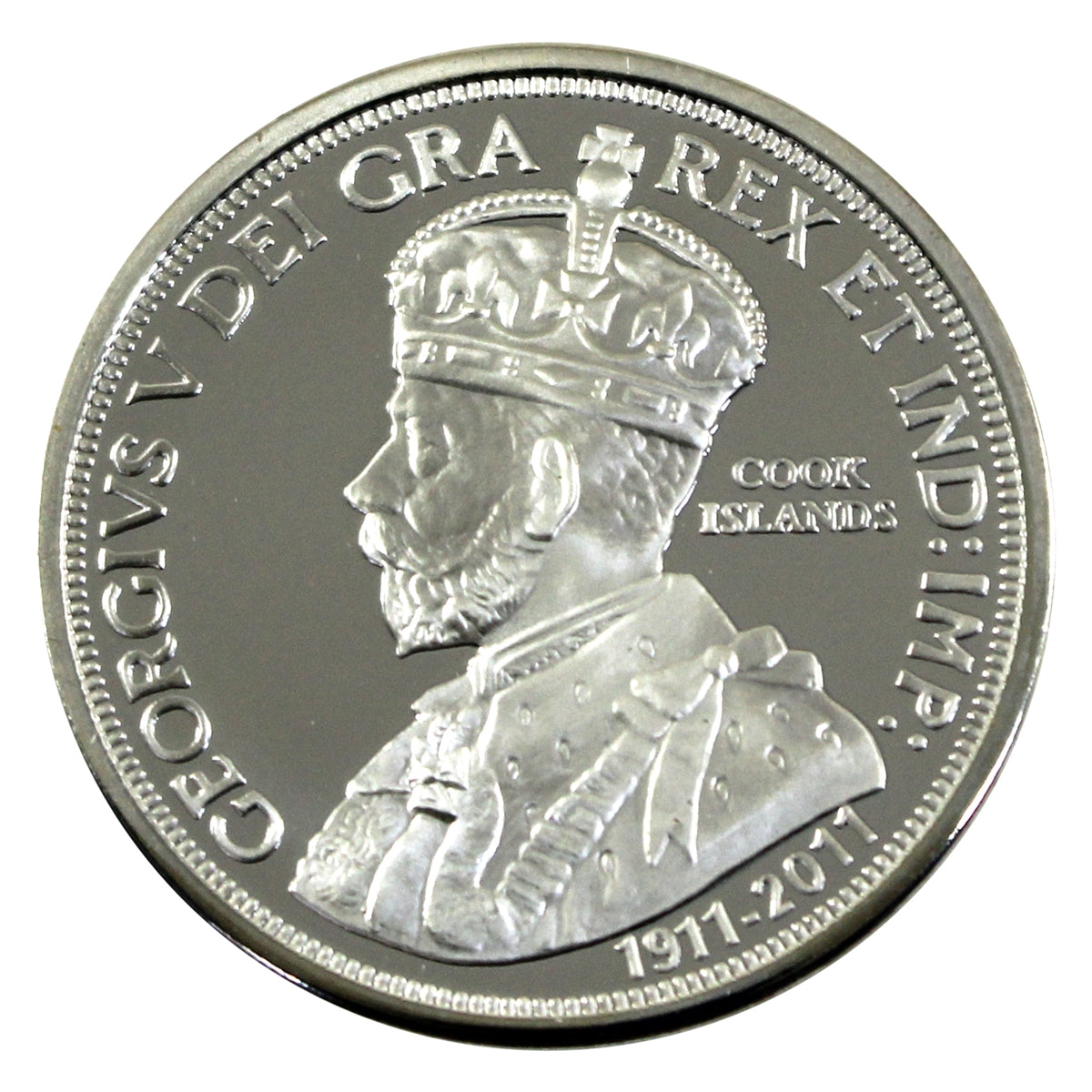 Cook Islands 2006 $1 Tribute to Canada's 1911 Dollar, Silver Plated