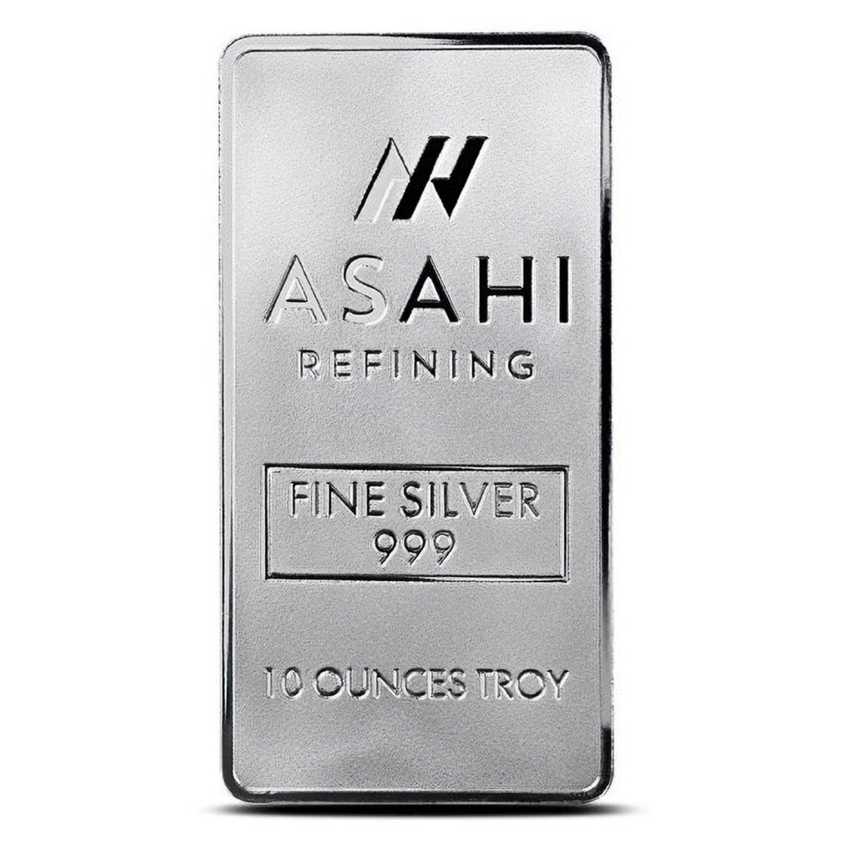 Asahi Refining 10oz .999 Silver Bar (Tax Exempt)