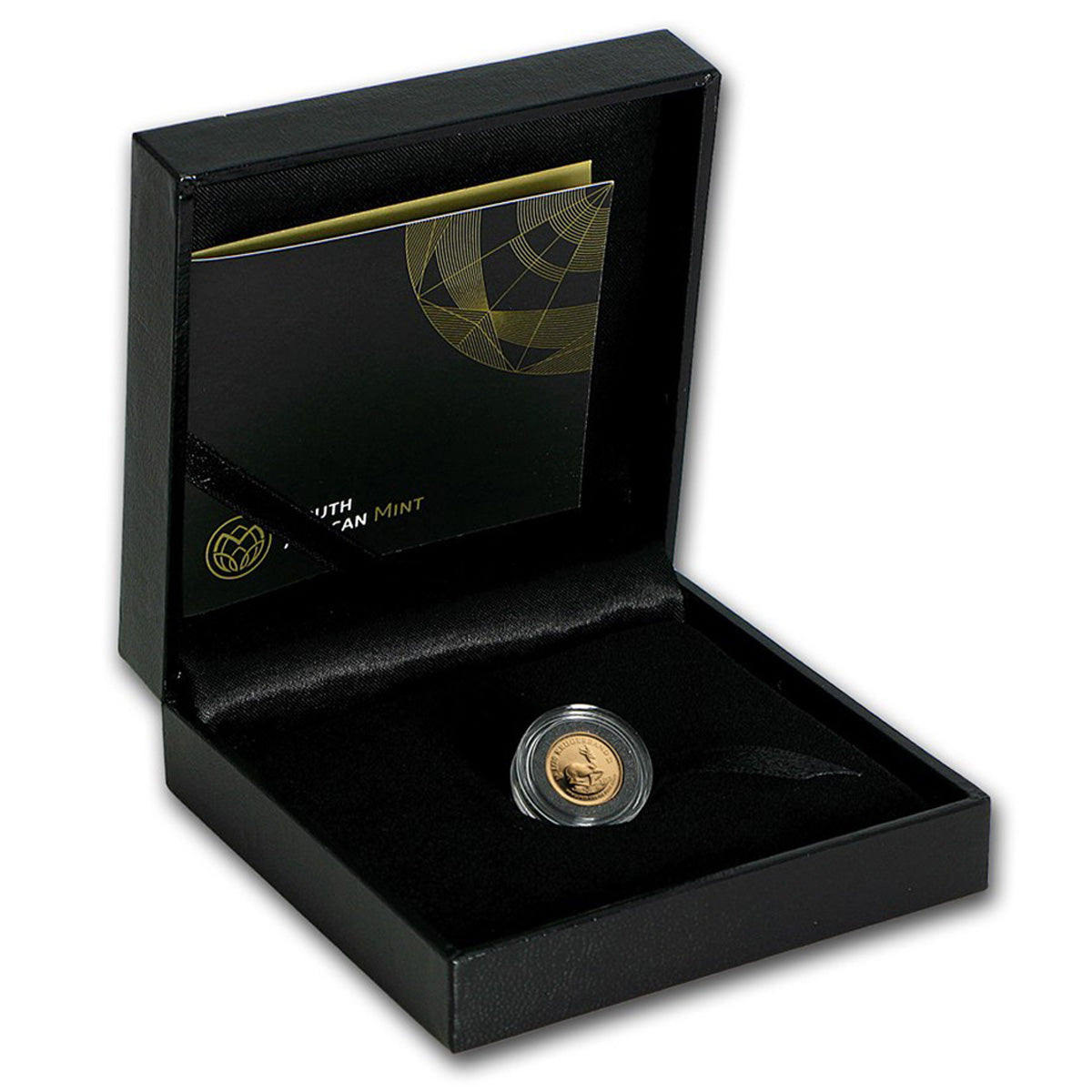 2017 South Africa 50th Ann. Proof Krugerrand 1/20oz .9999 Gold (Outer Sleeve Label Scr)