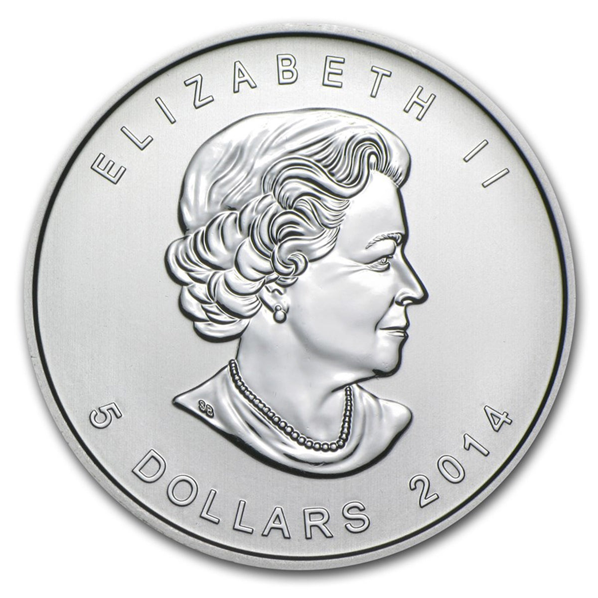 2014 Canada $5 Birds of Prey: Bald Eagle 1oz Silver Coin (No Tax) Lightly Toned