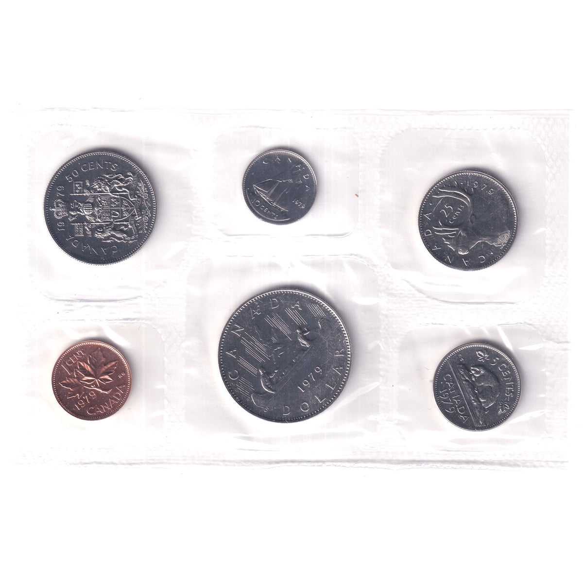 1979 Canada Proof Like Set in Original RCM Pliofilm (No Paper Envelope)