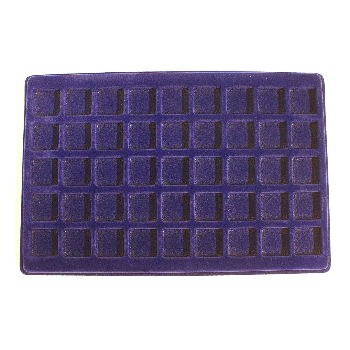 Lighthouse Set of 2 Coin Trays in L Format for 45 Coins up to 31 mm (Each), Blue, 2Pcs