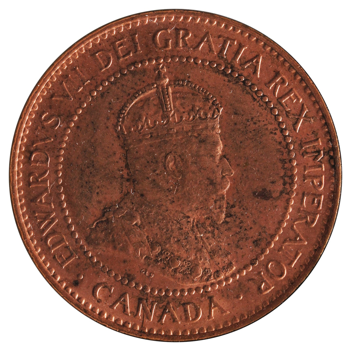 1906 Canada 1-cent UNC+ (MS-62) Cleaned