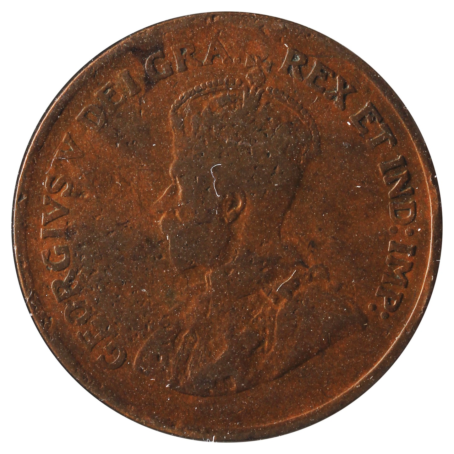 1923 Canada 1-cent Very Good (VG8) Scratched, Cleaned, or Impaired