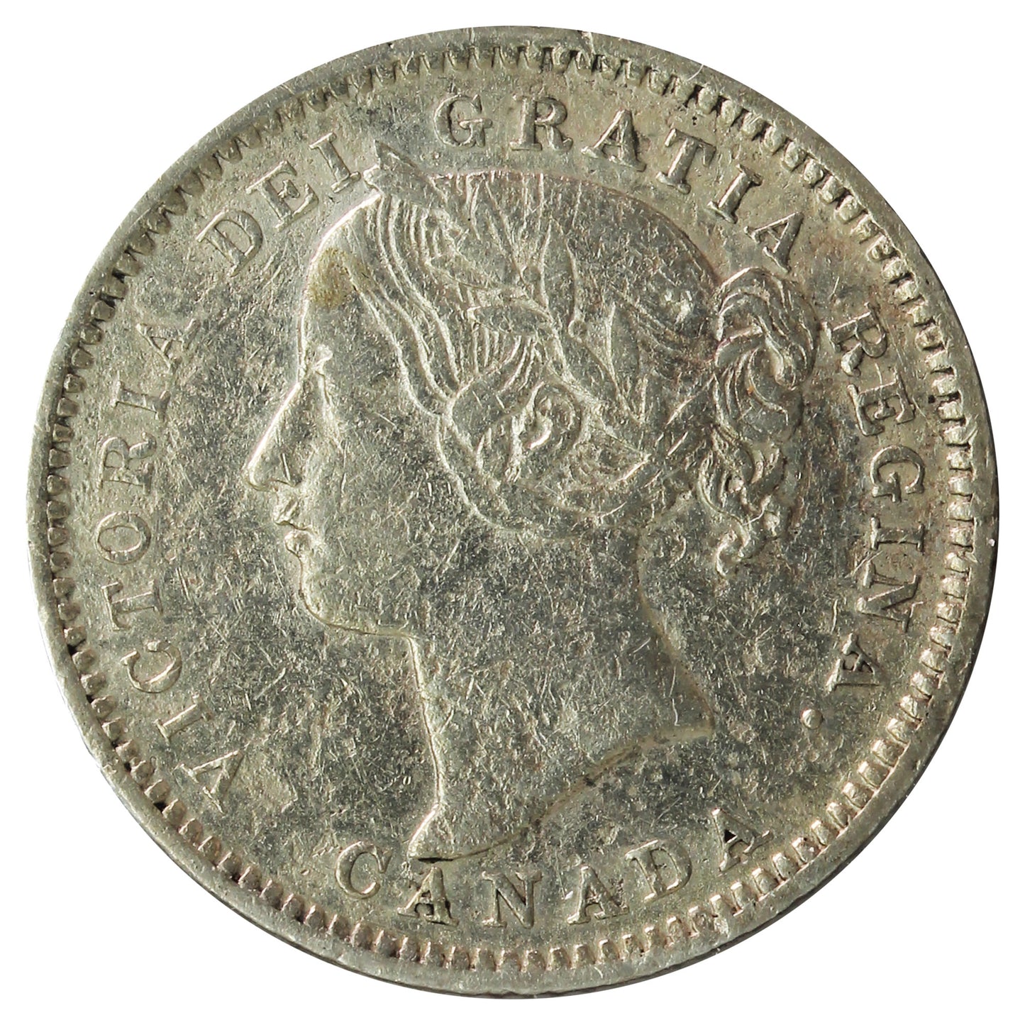 1900 Canada 10-cents VF-EF (VF30) Corrosion
