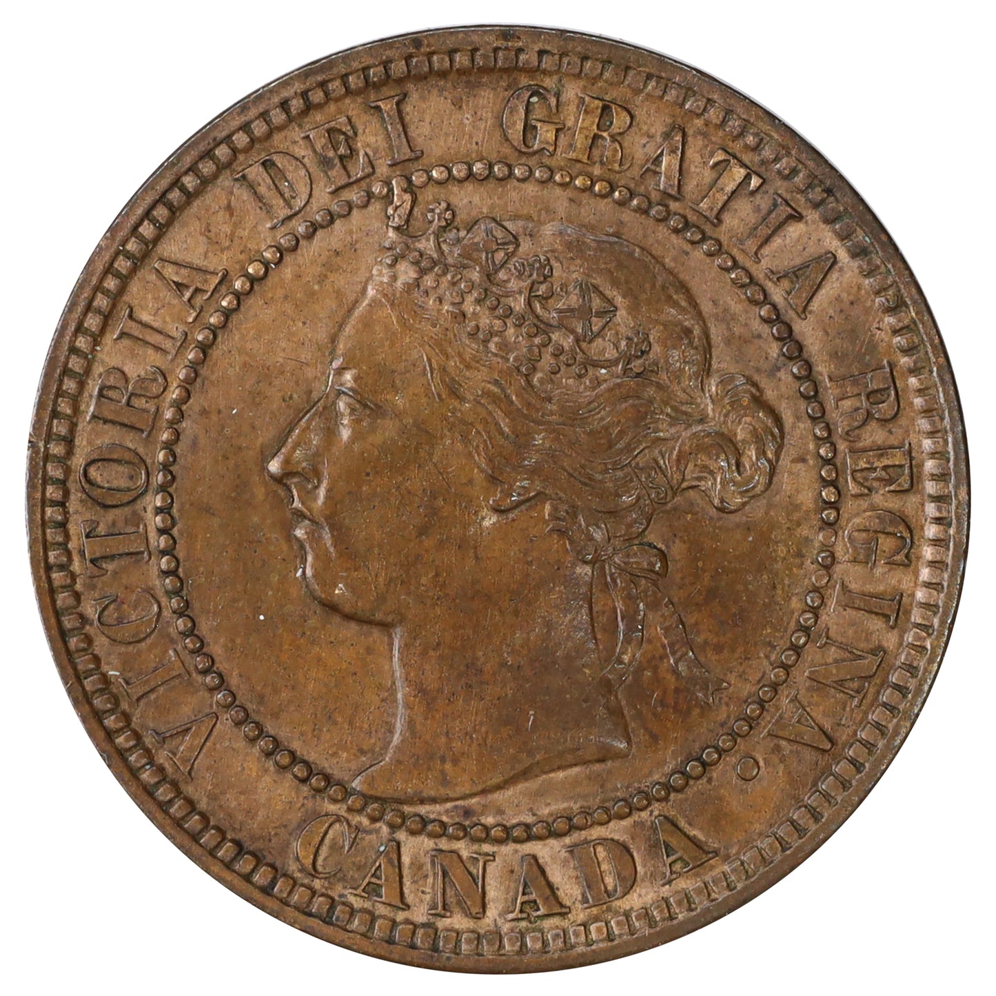 1898H Canada 1-cent Extra Fine (EF40) Scratched, marks, or impaired