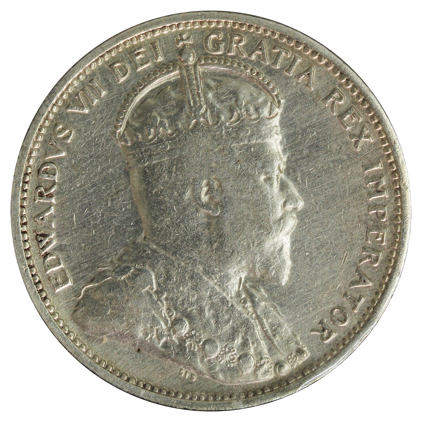 1902H Canada 25-cents VF-EF (VF-30) Scratched