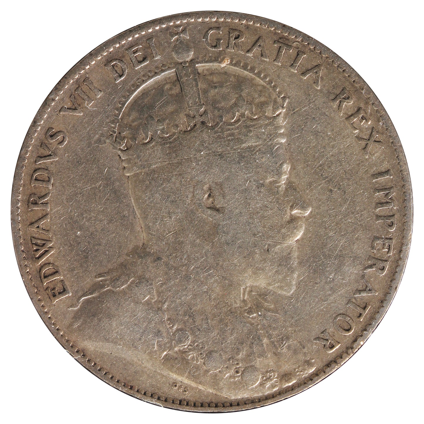 1906 Canada 50-cents Very Fine (VF20) Impaired