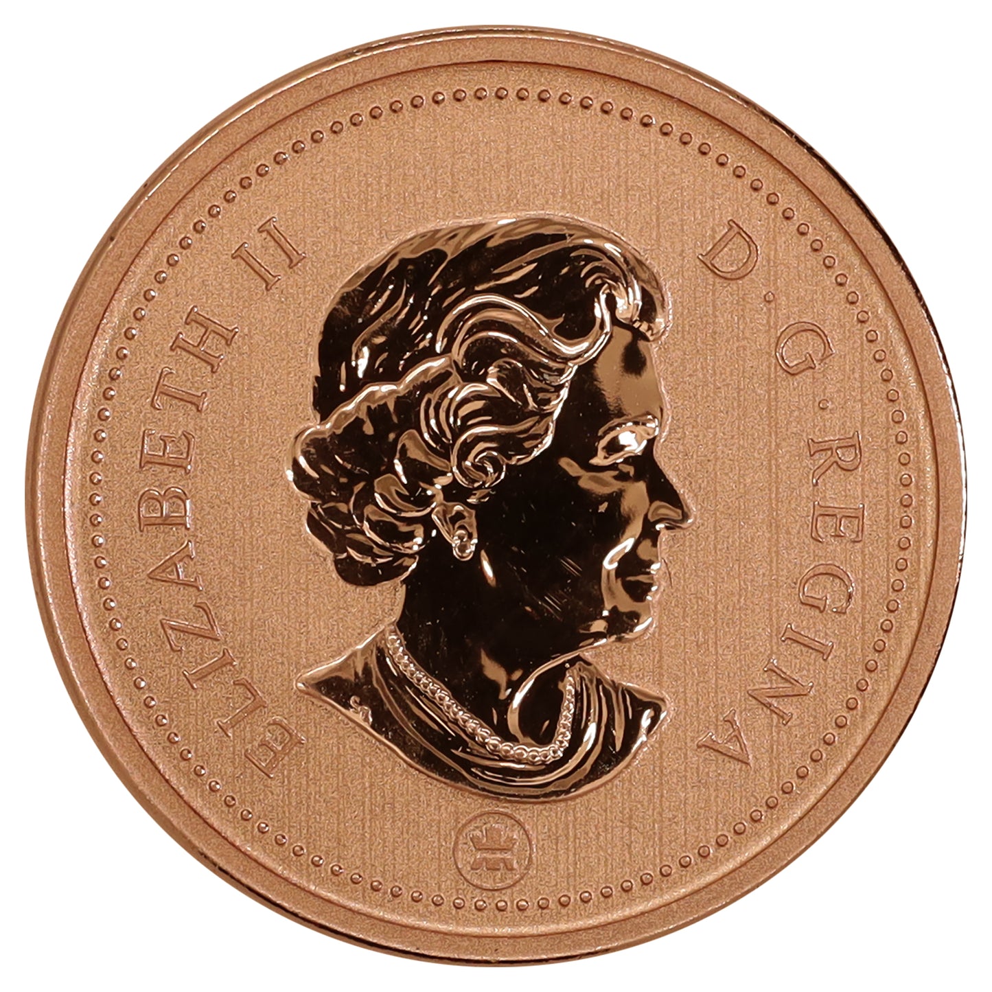 2010 Magnetic Canada 1-cent Specimen (Scratched, marks, or impaired)