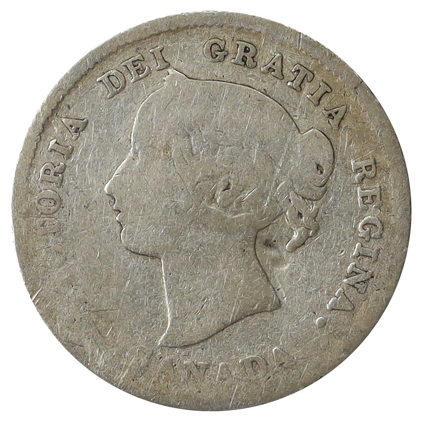 1900 Round 0s Canada 5-cents Very Good (VG8) Scratched, marks, or impaired