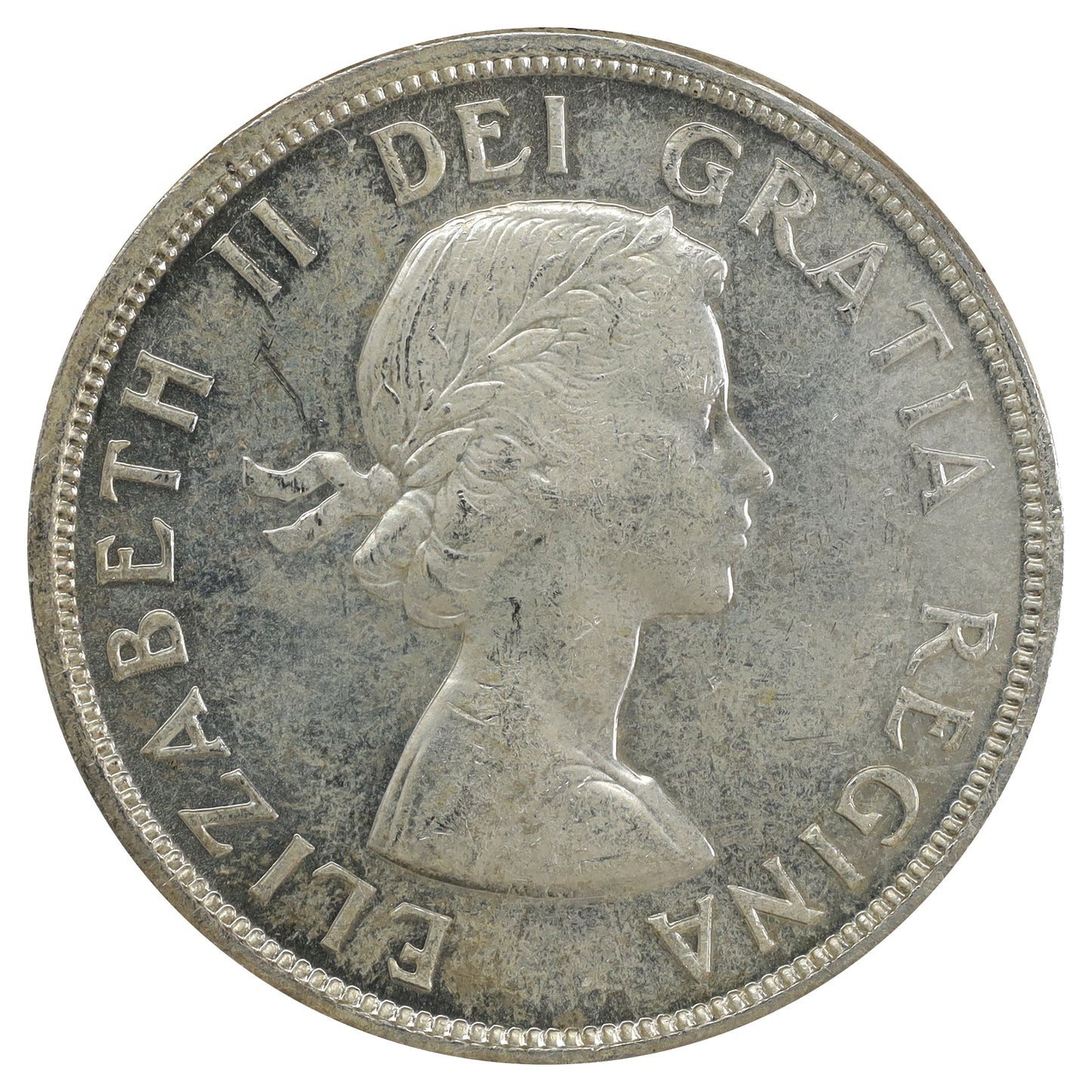 1963 Canada Dollar Brilliant Uncirculated (MS63) Scratched, marks, or impaired