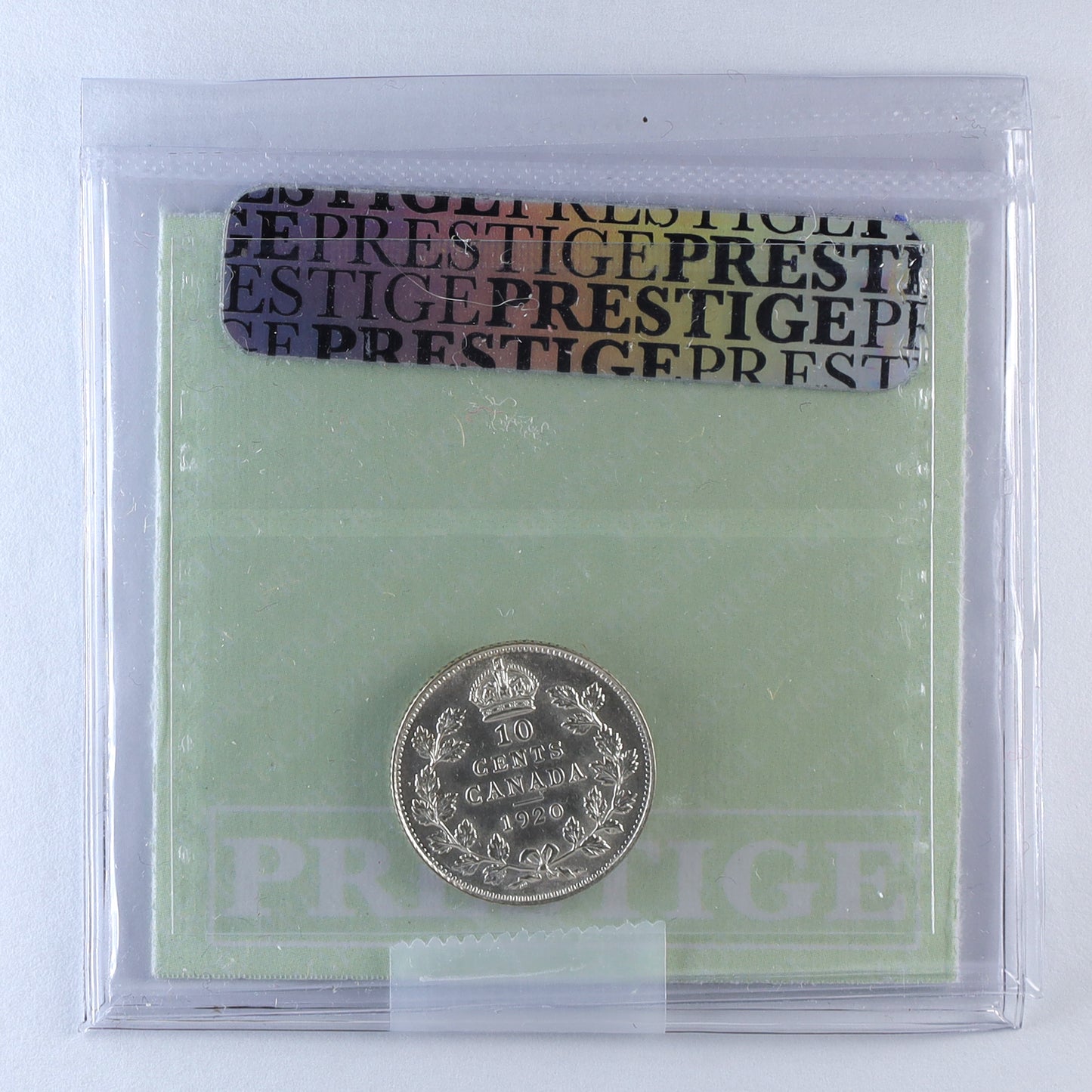 1920 Canada 10-cents Prestige Certified AU55 (Rubbed)