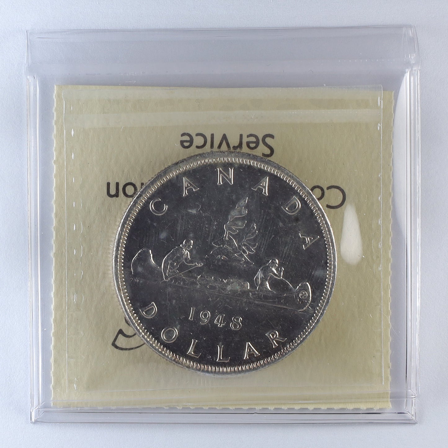 1948 Canada Dollar ICCS Certified AU50 (Cleaned)